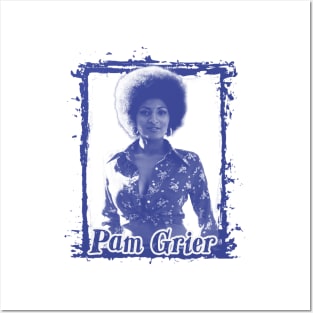 Pam Grier Blue Scene Posters and Art